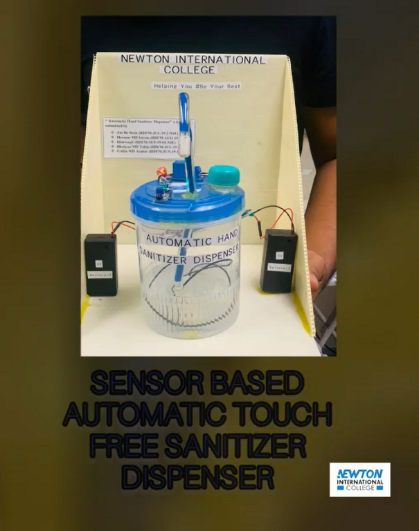Project – Automatic Hand Sanitizer Dispenser